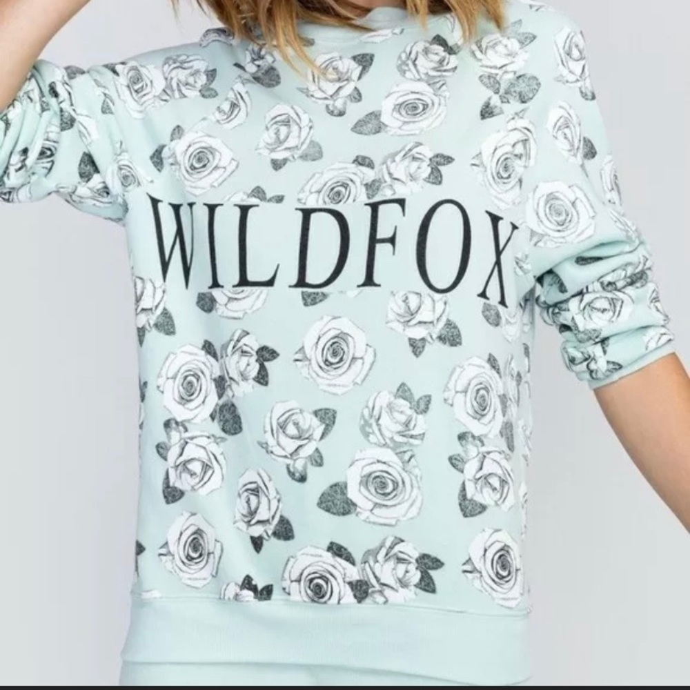 WildFox Mint Garden Sommer Pullover 🌹
